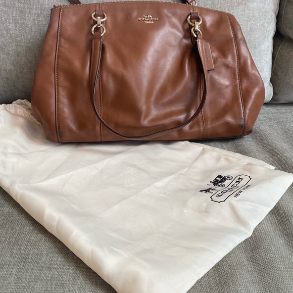 Brown Coach Handbag/Tote - Picture 7 of 10